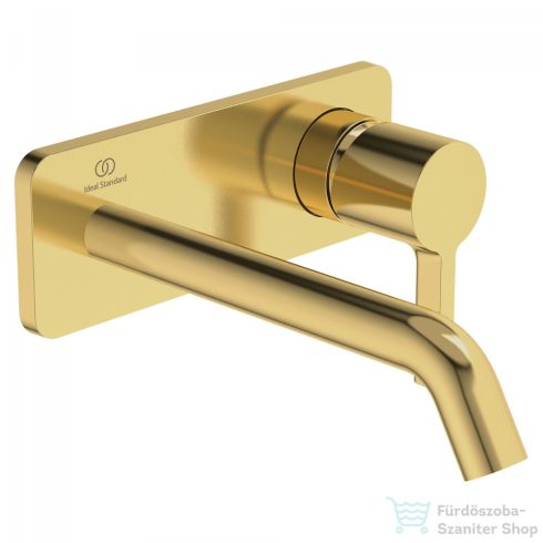 Ideal Standard JOY falsík alatti mosdó csaptelep 18 cm-es kifolyóval,alaptest nélkül,Brushed Gold A7380A2