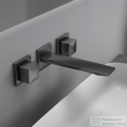 Ideal Standard CONCA fali/falsík alatti mosdó csaptelep 18 cm-es kifolyóval,Magnetic grey A7445A5