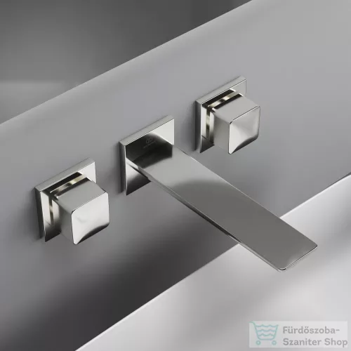 Ideal Standard CONCA fali/falsík alatti mosdó csaptelep 18 cm-es kifolyóval,Silver storm A7445GN