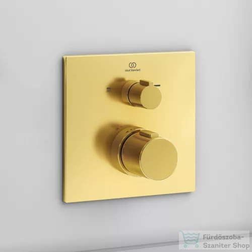 Ideal Standard CERATHERM C100 falsík alatti termosztát 2 fogyasztóhoz,Brushed gold A7522A2