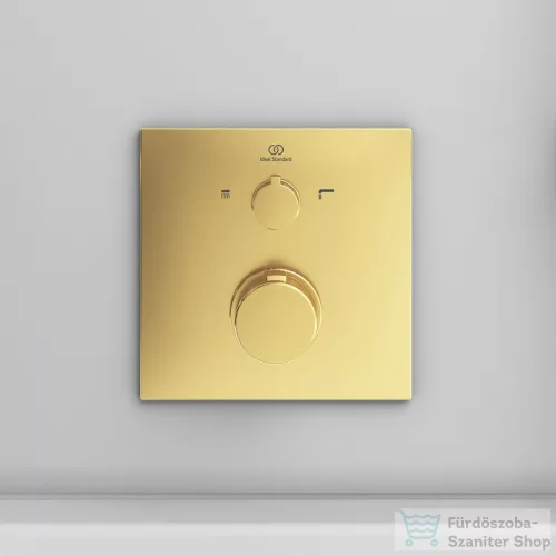Ideal Standard CERATHERM C100 falsík alatti termosztát 2 fogyasztóhoz,Brushed gold A7522A2