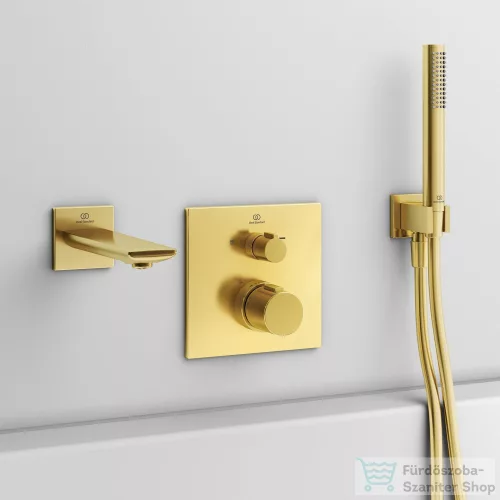 Ideal Standard CERATHERM C100 falsík alatti termosztát 2 fogyasztóhoz,Brushed gold A7522A2