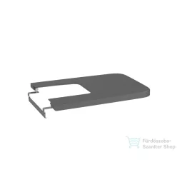   Roca Inspira Square lecsapódásmentes bidé fedél,Onyx A80653264B