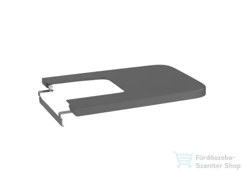 Roca Inspira Square lecsapódásmentes bidé fedél,Onyx A80653264B