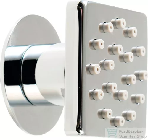 Sapho Fali fúvóka négyzet alakú, 1/2", 45*45 mm, állítható, króm AB536