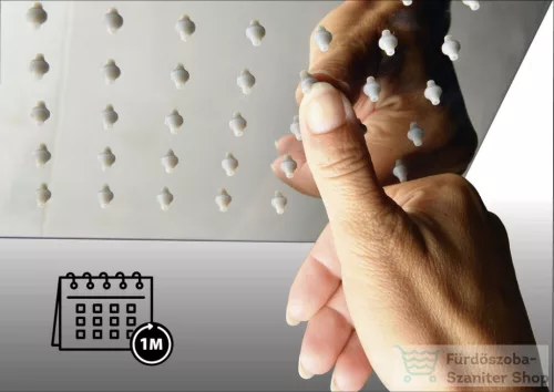 Sapho Fali fúvóka négyzet alakú, 1/2", 45*45 mm, állítható, króm AB536