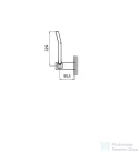 Webert SHOWER SET zuhanyszett 1 funkciós kézizuhannyal, króm AC0114.015