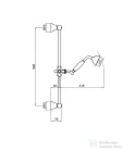 Webert SHOWER SET rudas zuhanyszett, króm AC0384.015