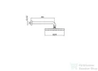 Webert SHOWER SET 250 mm-es kerek fejzuhany zuhanykarral, króm AC0398.015