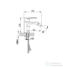 Wellis Asti bidé csaptelep ACS0209
