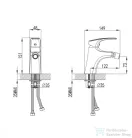 Wellis Bellini bidé csaptelep ACS0213