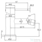 Wellis Comino bidé csaptelep ACS0265