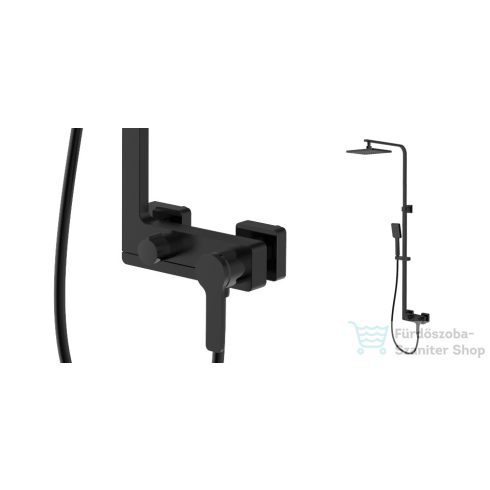 Wellis Mamba zuhanyoszlop, matt fekete ACS0304