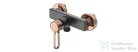 Wellis UMBRA zuhany csaptelep, zuhanyszett nélkül, matt fekete-rose gold ACS0309