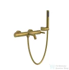 Wellis Altona kád/zuhany csaptelep szett, brushed gold ACS0415