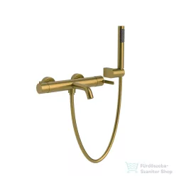   Wellis Altona kád/zuhany csaptelep szett, brushed gold ACS0415