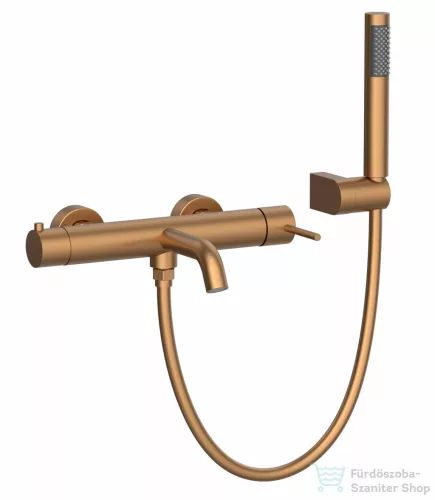 Wellis Vito kád/zuhany csaptelep szett, brushed rosegold ACS0428