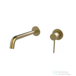   Wellis Altona fali mosdó csaptelep belső egységgel, brushed gold ACS0436