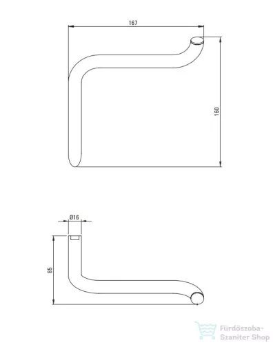 Deante SILIA WC-papír tartó, titanium ADI_D211