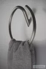 Deante SILIA törölköző akasztó kör, titanium ADI_D611