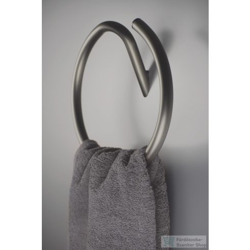 Deante SILIA törölköző akasztó kör, titanium ADI_D611