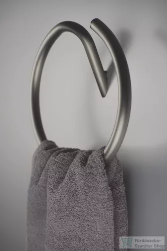 Deante SILIA törölköző akasztó kör, titanium ADI_D611