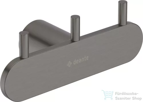 Deante ROUND tripla akasztó, titanium ADR_D131