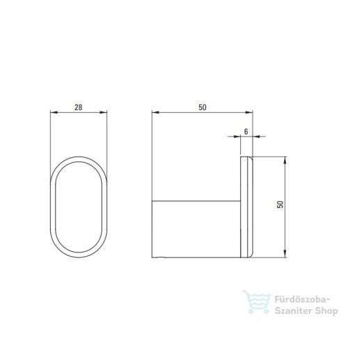 Deante ROUND akasztó, szálcsiszolt arany ADR_R111