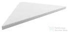Sapho ABELINE rockstone sarokpolc, 200x12x200mm, matt fehér (AE200-0101)