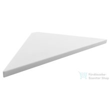   Sapho ABELINE rockstone sarokpolc, 200x12x200mm, matt fehér (AE200-0101)