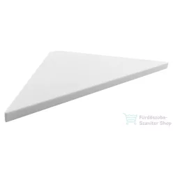   Sapho ABELINE rockstone sarokpolc, 200x12x200mm, matt fehér (AE200-0101)