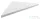 Sapho ABELINE rockstone sarokpolc, 200x12x200mm, matt fehér (AE200-0101)