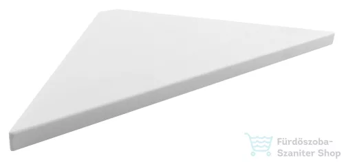 Sapho ABELINE rockstone sarokpolc, 200x12x200mm, matt fehér (AE200-0101)