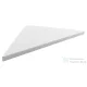 Sapho ABELINE rockstone sarokpolc, 200x12x200mm, matt fehér (AE200-0101)