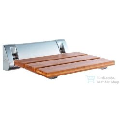   AQUALINE felhajtható zuhanyülőke, 32x23cm, max:160kg, bambusz AE236