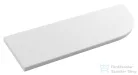 Sapho ABELINE rockstone sarokpolc, 300x12x100mm, matt fehér (AE300-0101)