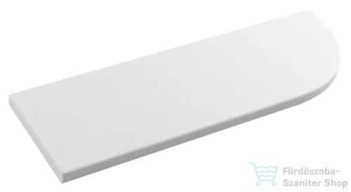 Sapho ABELINE rockstone sarokpolc, 300x12x100mm, matt fehér (AE300-0101)