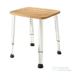   Sapho Bambusz ülőke vízálló kivitelben állítható magasság 376-476 mm (max.terhelés 180 kg) AE865