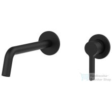   Sapho ICONIC falbasüllyesztett mosdócsaptelep, matt fekete (AF008B)