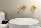 Sapho ICONIC falbasüllyesztett mosdócsaptelep, matt arany (AF008GB)