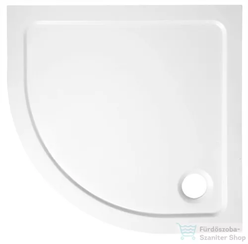 Sapho GELCO SIGMA íves zuhanykabin, dupla eltolható ajtó, TECMI zuhanytálcával, 90x90cm, transzparent üveg (AG4290)