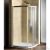 Sapho GELCO SIGMA íves zuhanykabin 90x90 cm Brick üveg dupla eltolható ajtó. AG4295