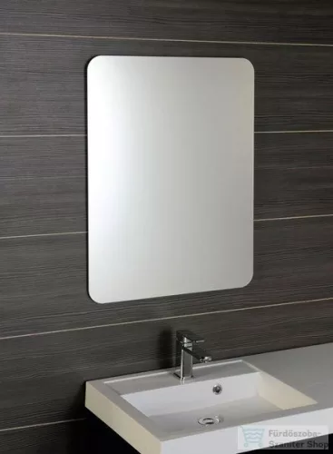 Sapho ISHAPE tükör 50x70cm, lekerekített sarkokkal, akasztó nélkül AG457