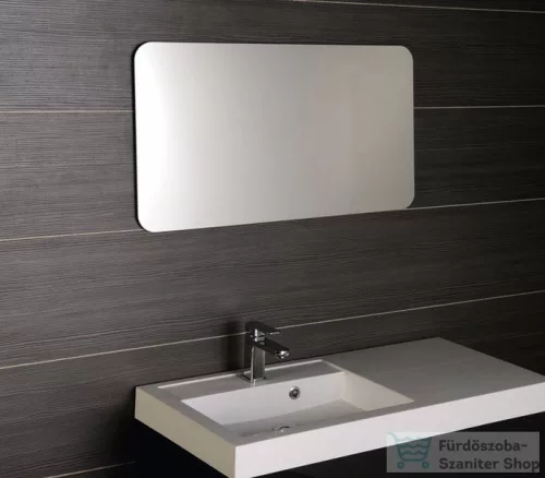 Sapho ISHAPE tükör 100x50cm, lekerekített sarkokkal, akasztó nélkül AG510