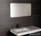 Sapho ISHAPE tükör 120x60cm, lekerekített sarkokkal, akasztó nélkül AG612