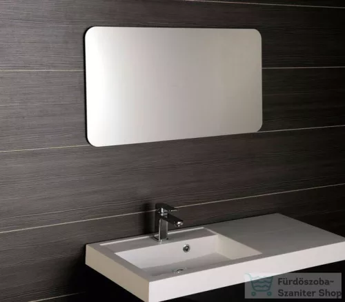 Sapho ISHAPE tükör 120x60cm, lekerekített sarkokkal, akasztó nélkül AG612