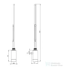 Deante SILIA fűtőpatron, 400W, matt bronz AGI_C401
