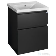   AQUALINE ALTAIR mosdótartó szekrény, 57x72,5x45cm, matt fekete (AI660)