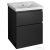 AQUALINE ALTAIR mosdótartó szekrény, 57x72,5x45cm, matt fekete (AI660)