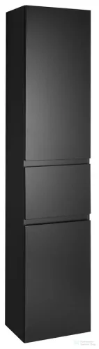 AQUALINE ALTAIR állószekrény, jobbos 40x184x31cm, matt fekete (AI685R)